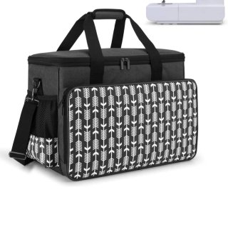 Funda para máquina de coser y bolso costurero.