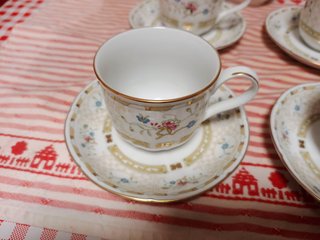 Servizio tè caffè porcellana oro
