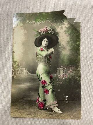 5 Postales Antiguas Cupletistas