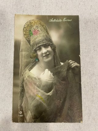 5 Postales Antiguas Cupletistas