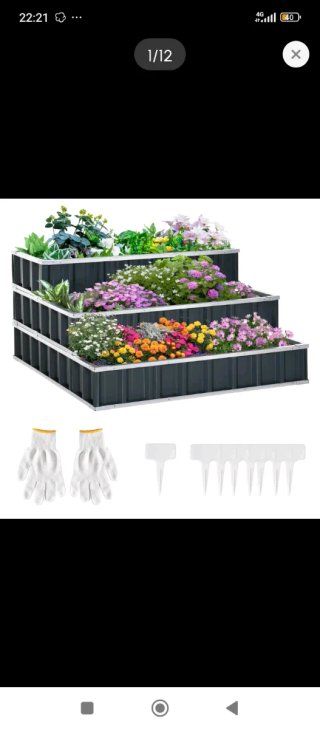 Huerto urbano modular de chapa