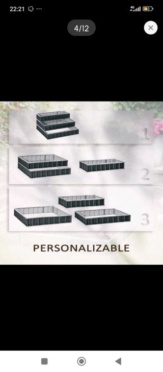 Huerto urbano modular de chapa