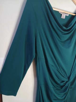 Vestido Verde Esmeralda Anna Fed Talla M