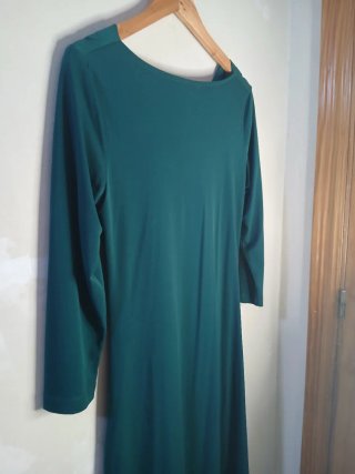 Vestido Verde Esmeralda Anna Fed Talla M