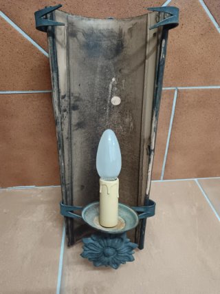 Teja Decorativa Rústica con Luz