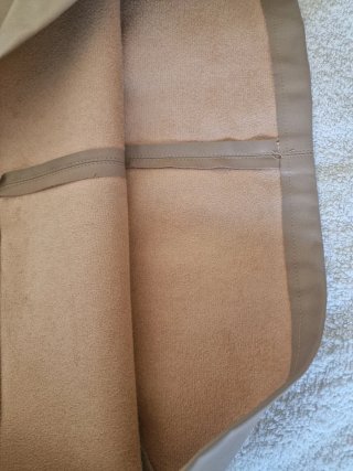 Vestido Efeito Napa CLP Bege Tamanho M