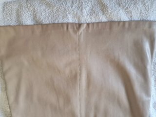 Vestido Efeito Napa CLP Bege Tamanho M