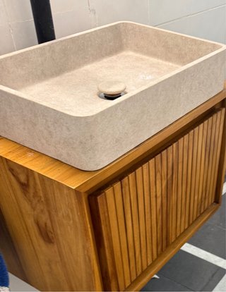Mueble de baño de teca