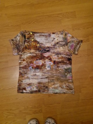 Camiseta estampada multicolor
