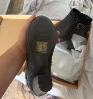 Botas de tacón negras talla 39