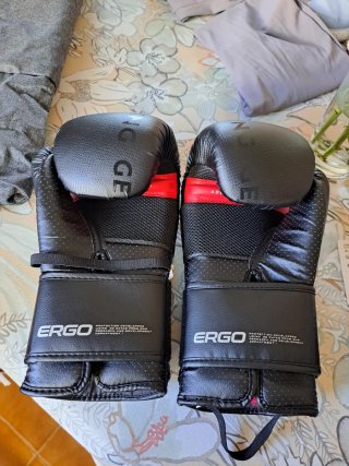 Guantes de Boxeo Ergo y Vendas