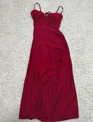 Vestido Largo Rojo.