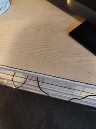 Mueble de salón modular beige