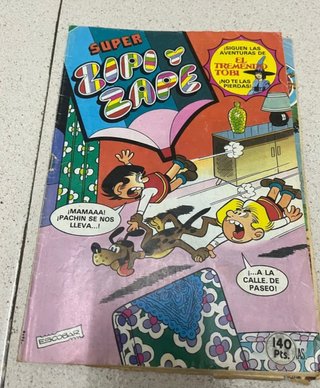 Cómics tebeos de Zipi y Zape de los años 70 y 80,