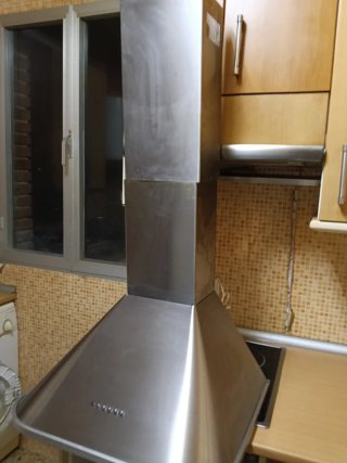 Campana extractora de cocina acero inoxidable