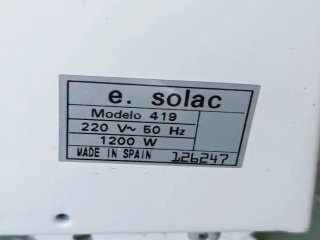 Estufa Infrarrojos Solac