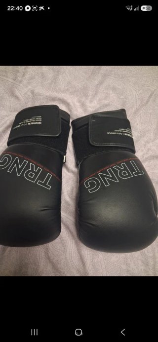 Guantes Boxeo Decathlon TRNG Negros