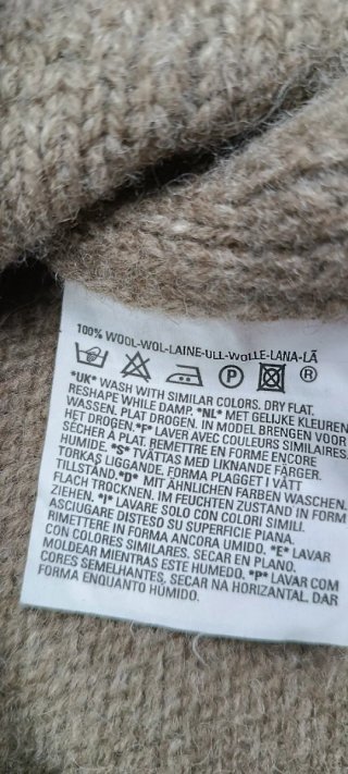 Jersey Levi's  100% lana  Marrón talla L