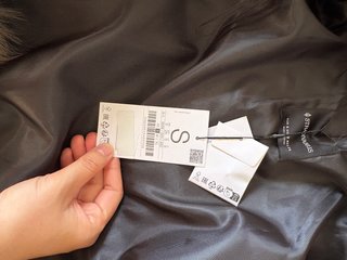 Chaqueta de Pelo Sintético Estilo Zorro