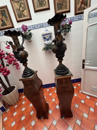 Jarrón de Bronce Antiguo
