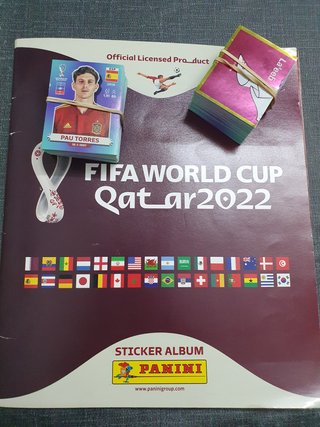 Cromos panini del mundial Qatar 2022