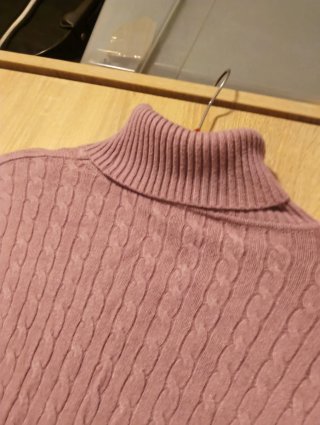 Jersey de Cuello Alto Rosa palo entretiempo