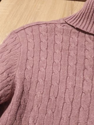Jersey de Cuello Alto Rosa palo entretiempo