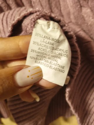 Jersey de Cuello Alto Rosa palo entretiempo
