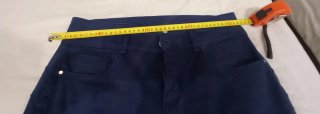 Pantalones azules de vestir