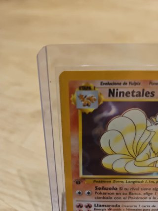 Carta Pokémon Ninetales 1ª Edición