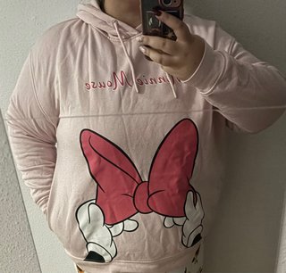 Sudadera Minnie Mouse Rosa