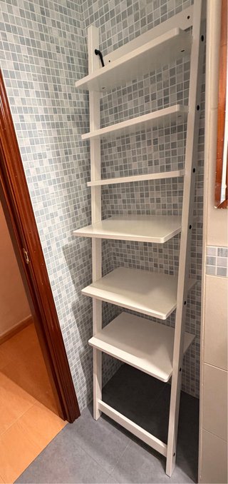 Estantería Escalera Blanca Madera