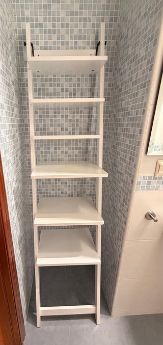 Estantería Escalera Blanca Madera