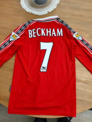 Camiseta Manchester United Beckham 7 Vintage