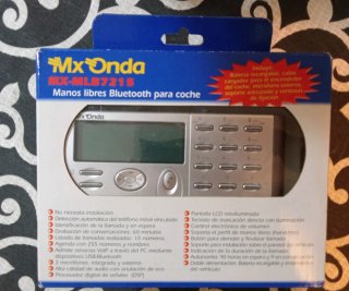 Manos Libres Bluetooth Coche Mx Onda MX-MLB7215