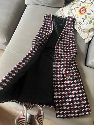 Chaleco Zara Tweed