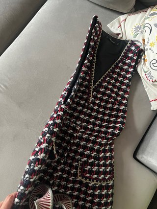 Chaleco Zara Tweed