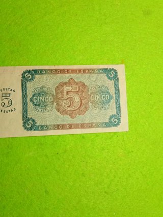 Billete 5 Pesetas Burgos 1938 serie k. Sin circula