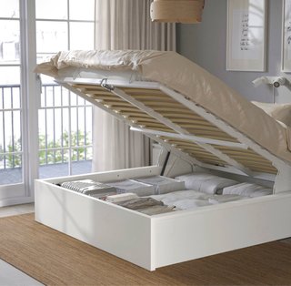 Canapé MALM IKEA 140x200 con colchón