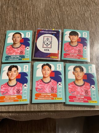 4 Cartas Mundial 2026 USA Panini