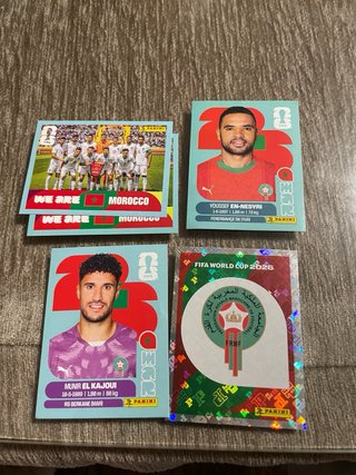 4 Cartas Mundial 2026 USA Panini