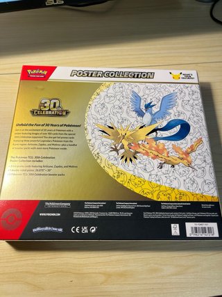 Coleção de Pôster Pokémon 30th Celebration