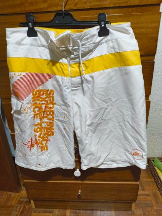 Bañador Nike Blanco y Amarillo