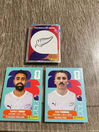 5 cromos fútbol Panini JUB FIFA