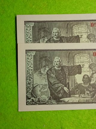 Pareja 2 Billetes de 5 Pesetas 1943 sin circular