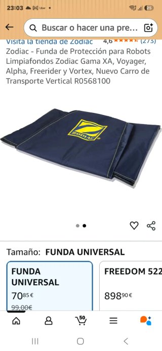 Funda Protectora Zodiac para Robot Limpiafondos
