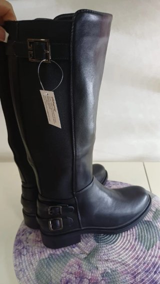 Stivali donna ecopelle neri tg 39