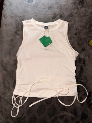 Top Blanco Shein Talla S