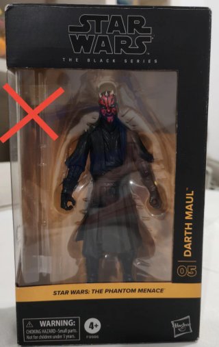 Star Wars Black Series Darth Maul Figura !!!!!!