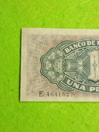 Billete de Una Peseta de 1940 sin circular.